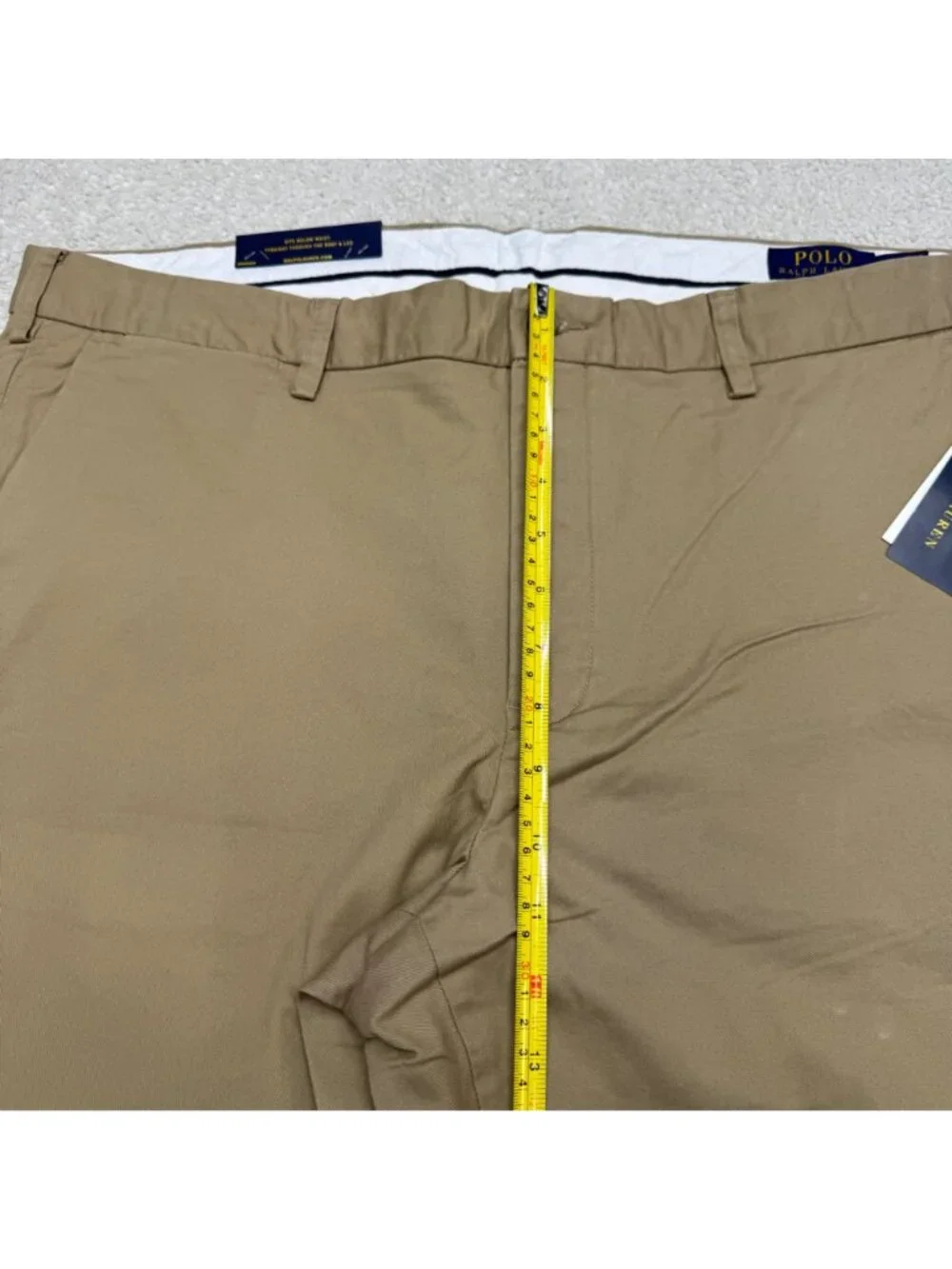 NWT $115 Polo Ralph Lauren Men's Stretch Straight Fit Pants In Khaki, Size 38/30 - Picture 11 of 11